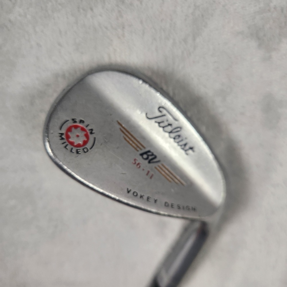 TITLEIST(RH) Vokey Design BV SAND WEDGE  56° Stiff Shaft Stiff Flex Spin Milled